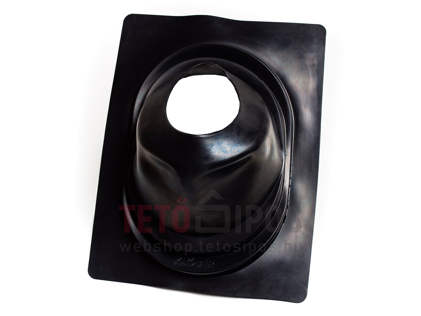 Fekete Műanyag Fóliagallér 100 mm-125 mm