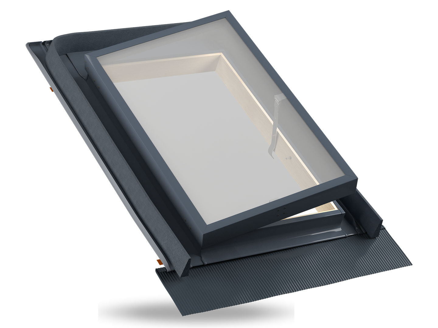 ALFA ADUO Sötétszürke RAL7024 tetőkibúvó ablak kétirányú nyílás 45x55 cm