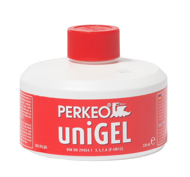 Perkeo uniGEL réz, zink  lágyforrasztó folyasztógél ecsettel 320 ml