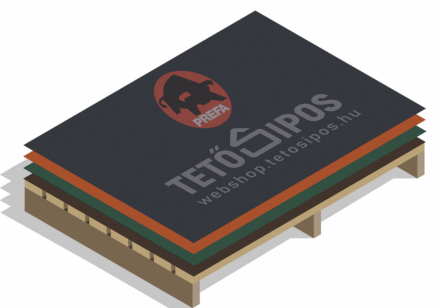 PREFA Prefalz P.10 matt színes korcolható alumínium tábla 0,7x1000x2000 mm