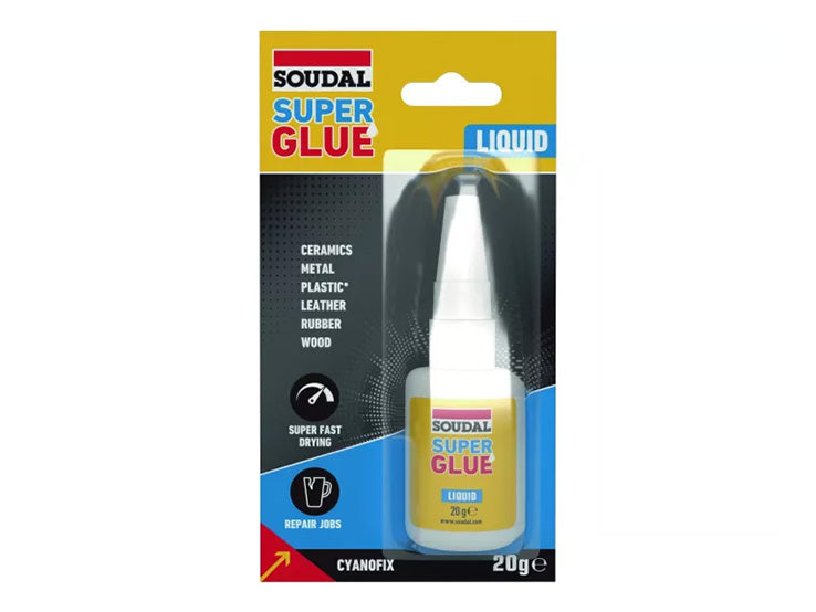 Soudal Super Glue Liquid pillanatragasztó 20 g