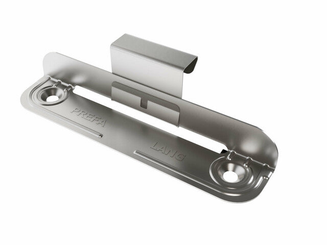 PREFA rozsdamentes derékszögű hosszított csúszóhafter, csavarokkal való rögzítéshez