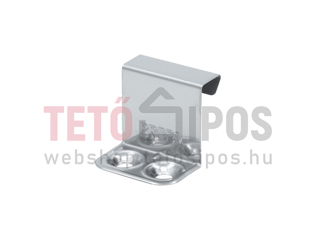 PREFA rozsdamentes derékszögű hafter fix, csavarokkal való rögzítéshez