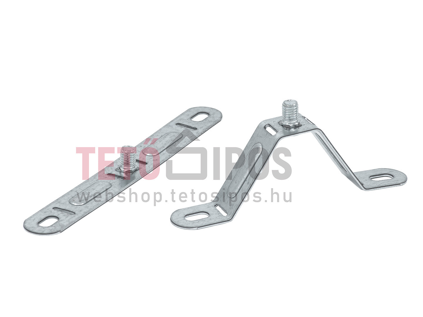 Horganyzott acél falra szerelhető bilincskonzol M8-as csonkkal