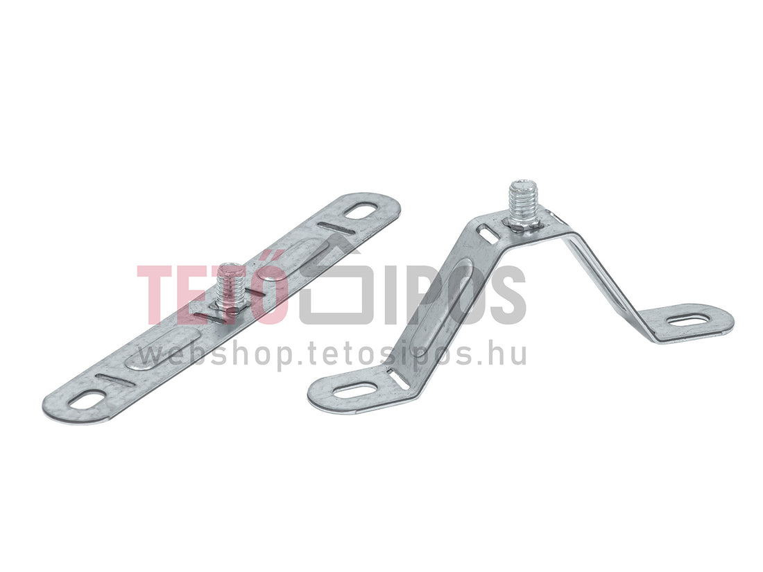 Horganyzott acél falra szerelhető bilincskonzol M8-as csonkkal