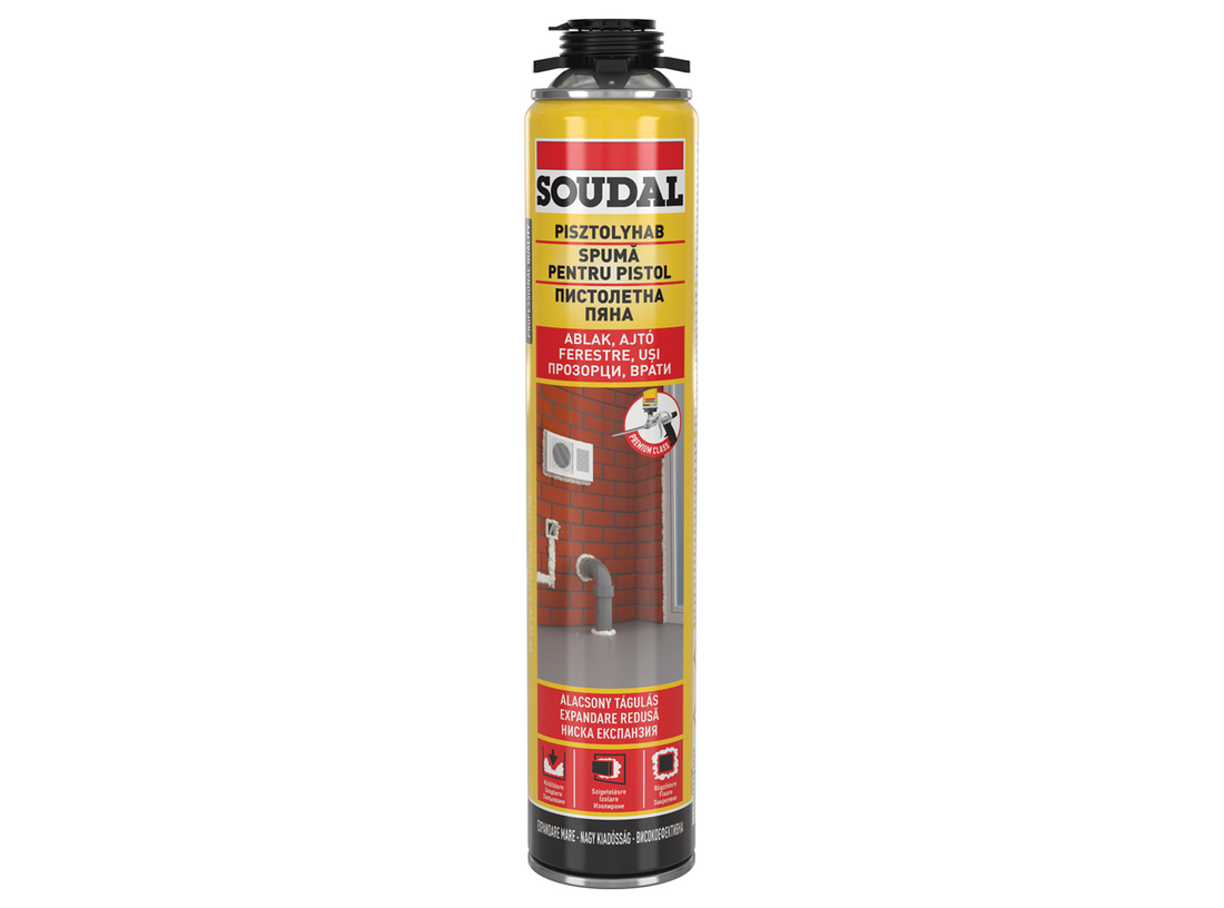 Soudal Pisztolyhab DIY Yellow 750 ml