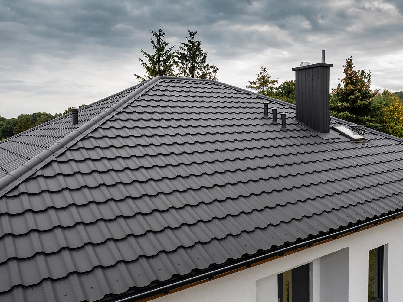 Bp2 Gamma UTK Matt színes acél cserepeslemez táblában