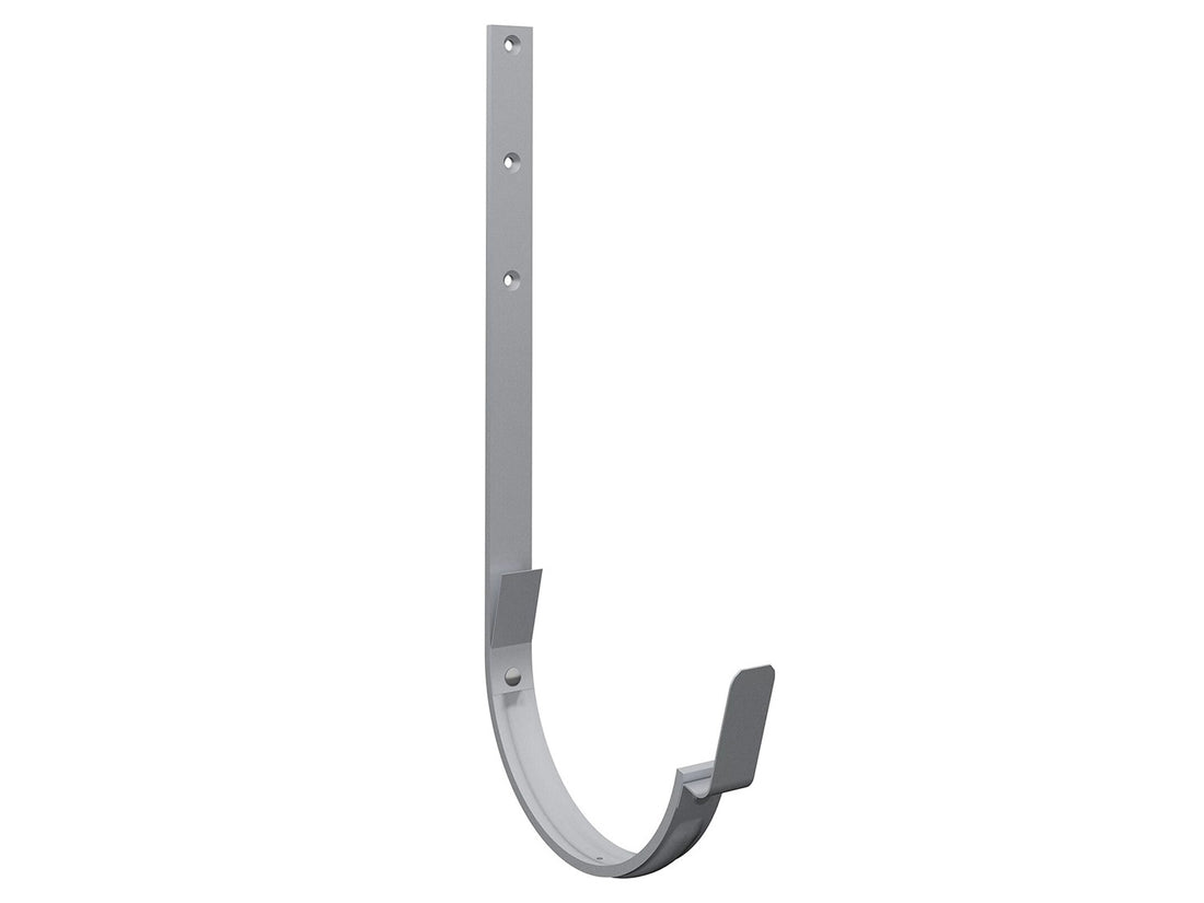 Lindab Színes acél K33 Csatornatartó szegecselt rögzítőnyelvvel félkörszelvényű függő ereszcsatornához 190