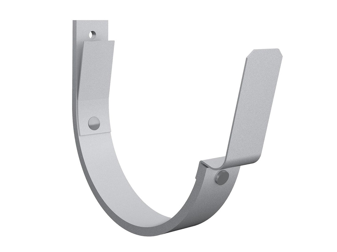 Lindab Színes acél K07 Csatornatartó szegecselt rögzítőnyelvvel félkörszelvényű függő ereszcsatornához 150