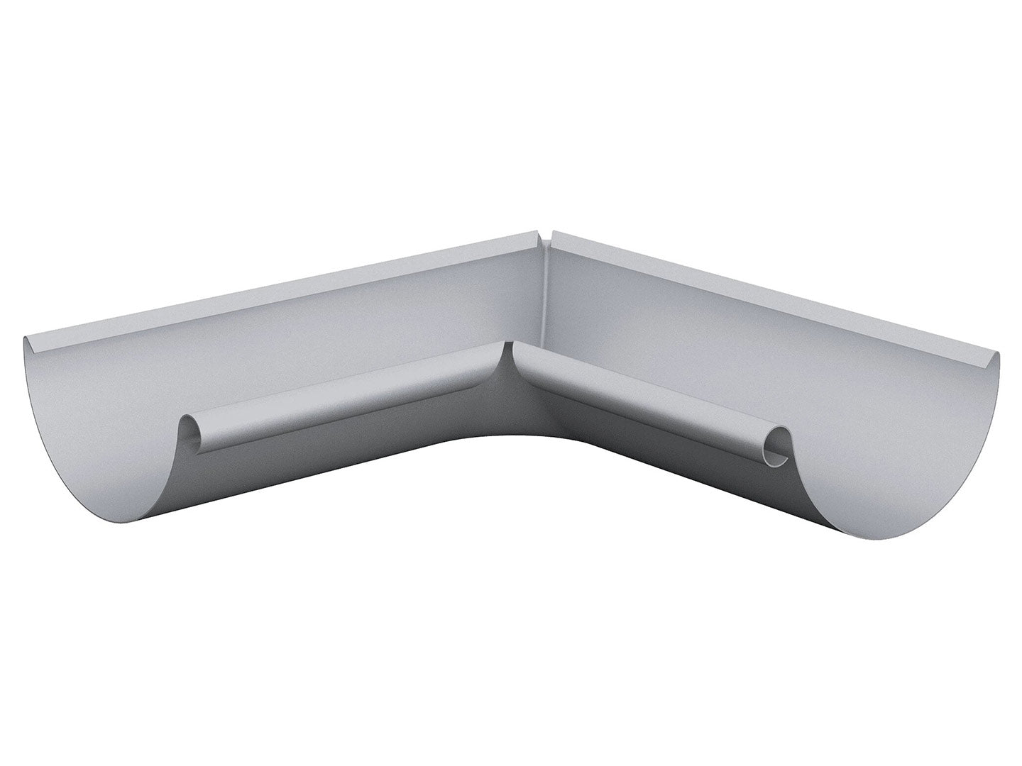 Lindab Színes acél Elite RVI belső Ereszcsatorna-szöglet félkörszelvényű függő ereszcsatornához, 90°-os szögben 150