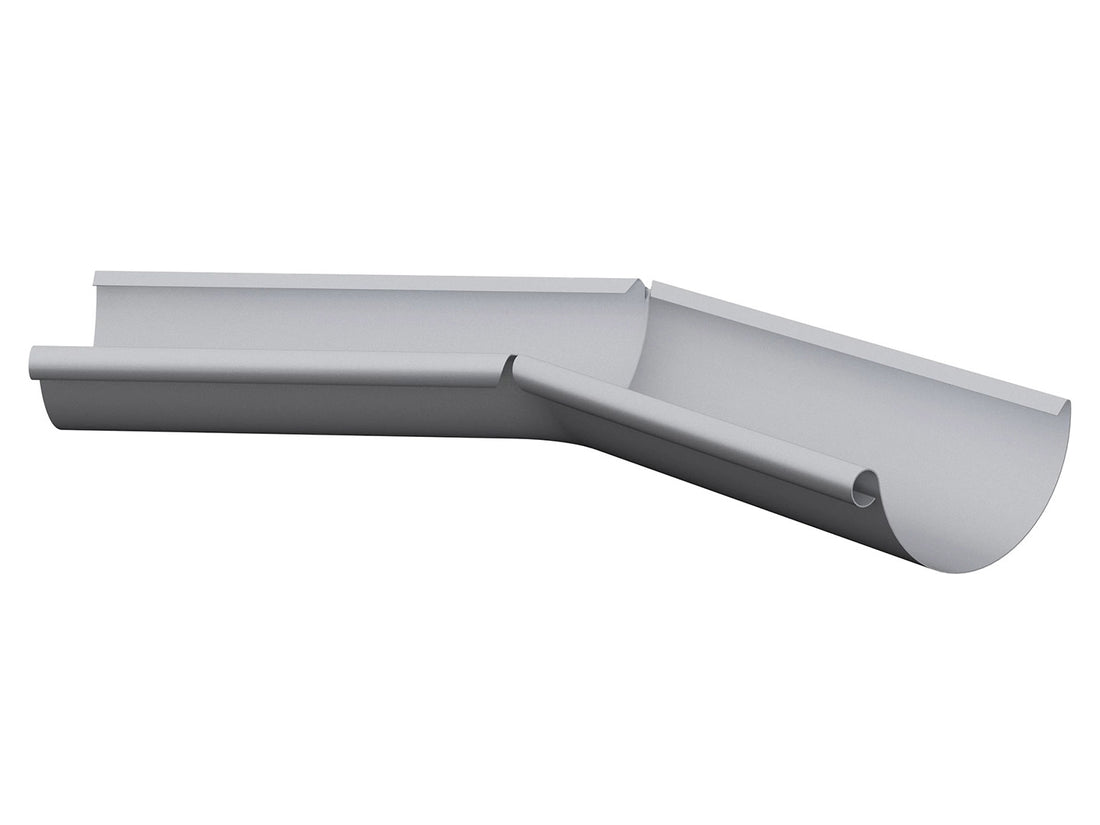 Lindab Színes acél Elite RVI belső Ereszcsatorna-szöglet félkörszelvényű függő ereszcsatornához, forrasztott 45°-os szögben 150