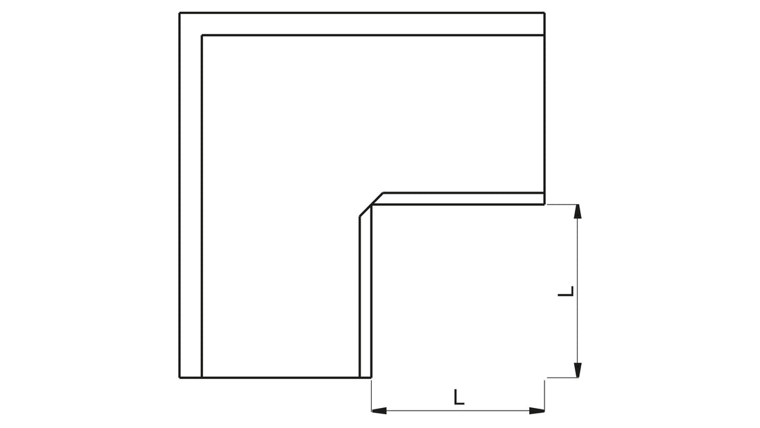 Lindab Galvanizált acél Magestic RVY külső Ereszcsatorna-szöglet félkörszelvényű függő ereszcsatornához, forrasztott 90°-os szögben 125