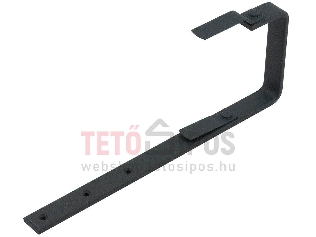 PREFA P.10 matt színes alumínium csatornatartó elem négyszögszelvényű ereszcsatornához 400