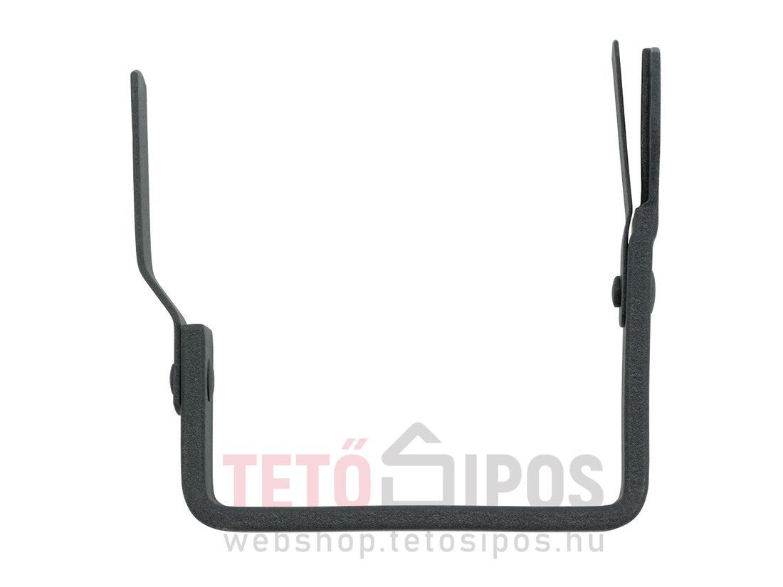 Prefa P.10 matt színes alumínium szár nélküli csatornatartó elem négyszögszelvényű ereszcsatornához 333