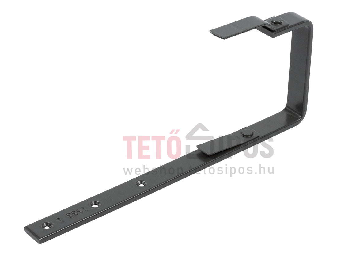 PREFA színes alumínium csatornatartó elem négyszögszelvényű ereszcsatornához 400