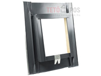 Antracit alumínium tetőbevilágító üveggel