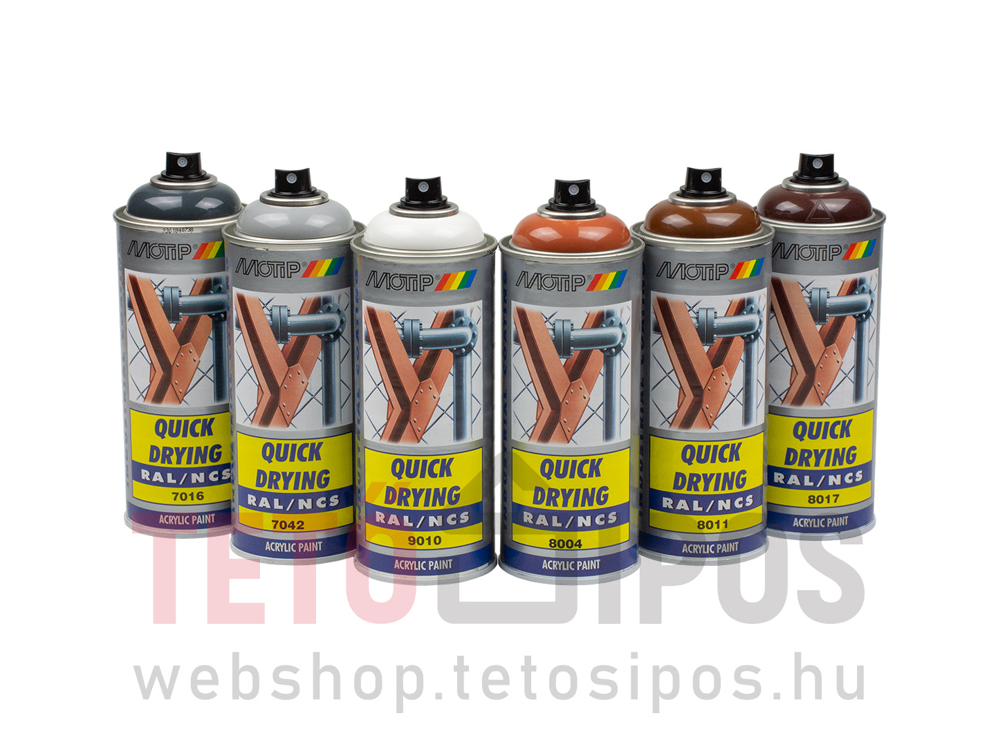 Ipari javító spray RAL színekben 400 ml