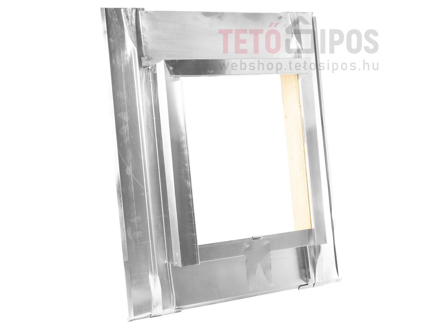 Natúr alumínium tetőbevilágító üveggel