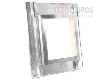 Natúr alumínium tetőbevilágító üveggel