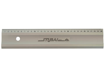 STUBAI Alu-vonalzó eloxált, cm skálával 300 mm