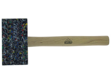STUBAI Bádogos műanyag kalapács szögletes, színes hickory