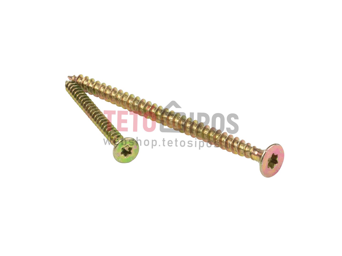 Süllyesztett fejű TORX facsavar 6 mm átmérő