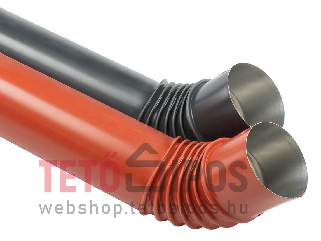 Colorferr Színes alumínium lefolyócső kiköpővel 80 1 m